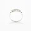 Online Veretta A 5 Pietre In Oro Bianco E Diamanti Gioielli Anniversary | R01MZ734/065-14 Donna Gioielli Donna