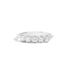 Hot Veretta A 5 Pietre In Oro Bianco E Diamanti Gioielli Anniversary | R01MZ734/020-14 Donna Gioielli Donna