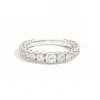 New Veretta A Scalare In Oro Bianco E Diamanti Gioielli Anniversary | R01MS747/100-15 Donna Gioielli Donna